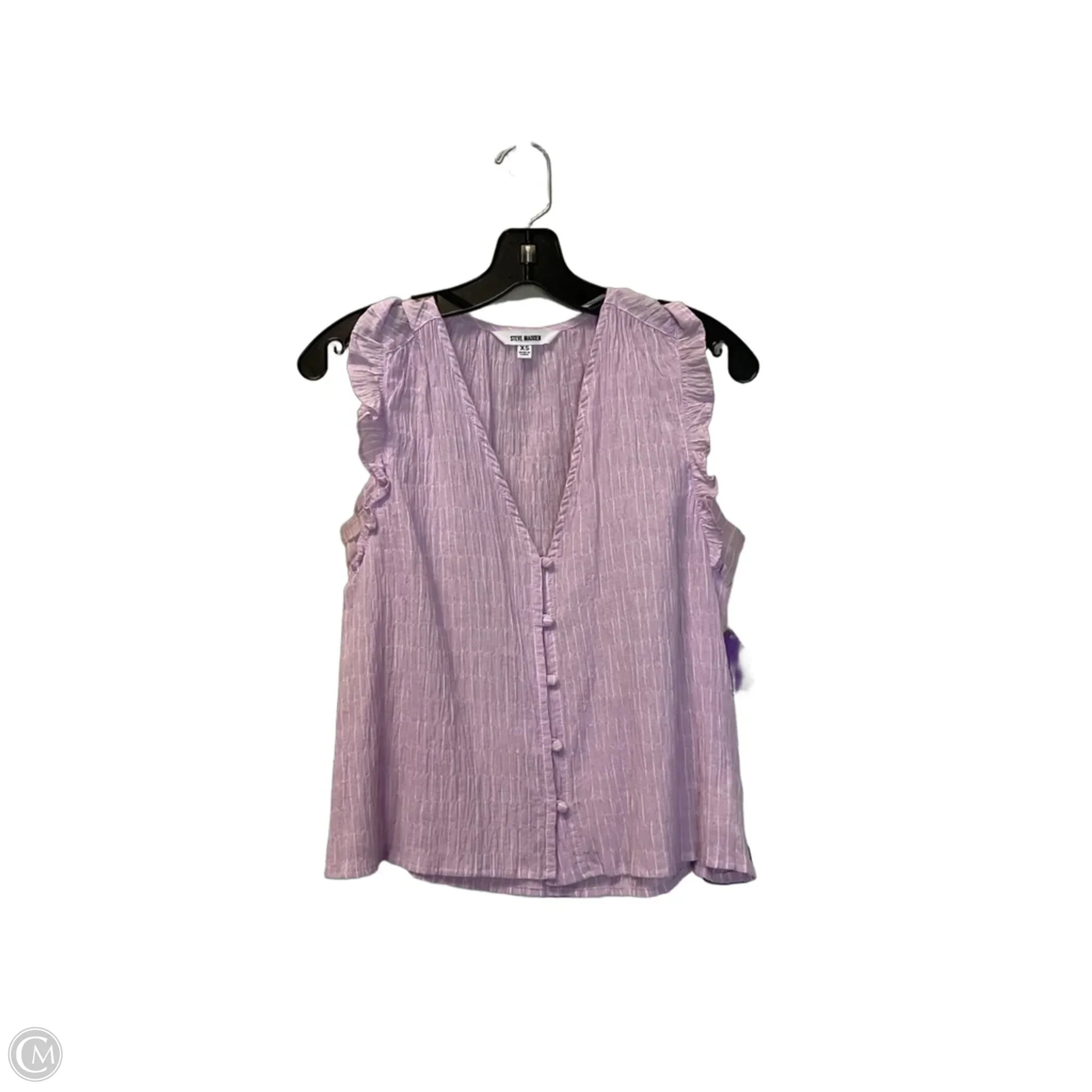 Top Sleeveless Basic By Steve Madden In Purple, Size: Xs
