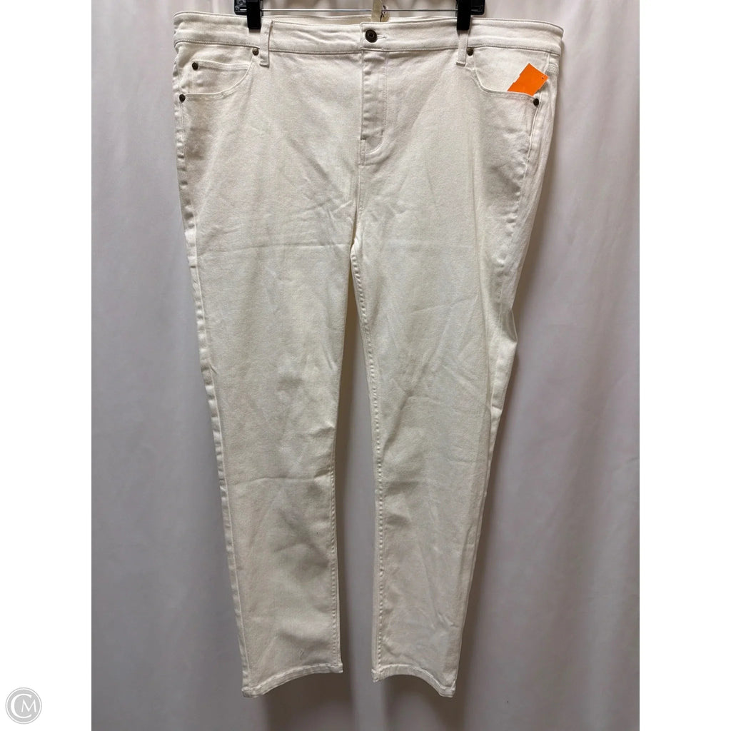 Jeans Skinny By Matilda Jane In White, Size: 22