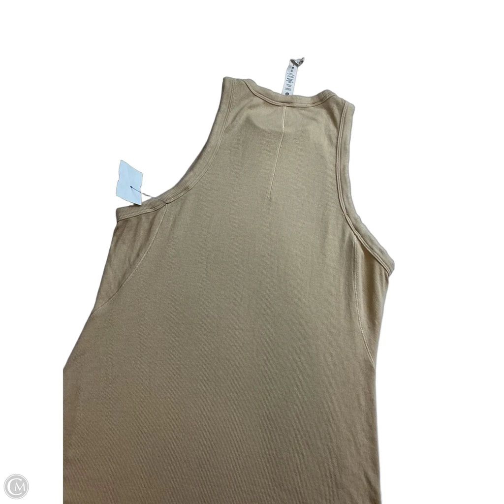 Athletic Tank Top By Lululemon In Yellow, Size: 8