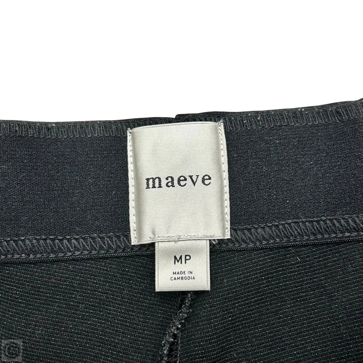 Pants Cropped By Maeve In Black, Size: Mp