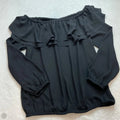 Top Long Sleeve By Michael By Michael Kors In Black, Size: S