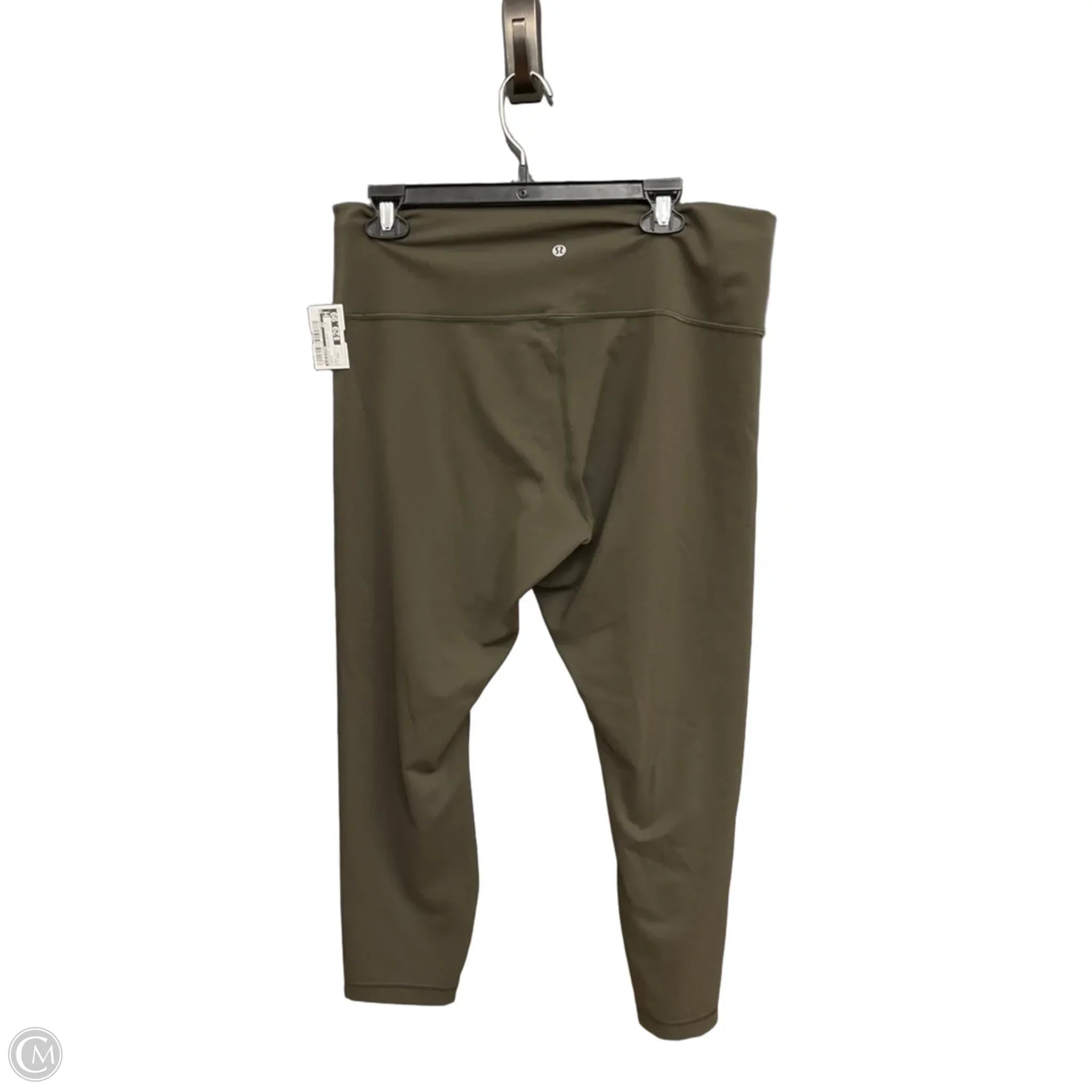 Athletic Leggings By Lululemon In Green, Size: Xxl