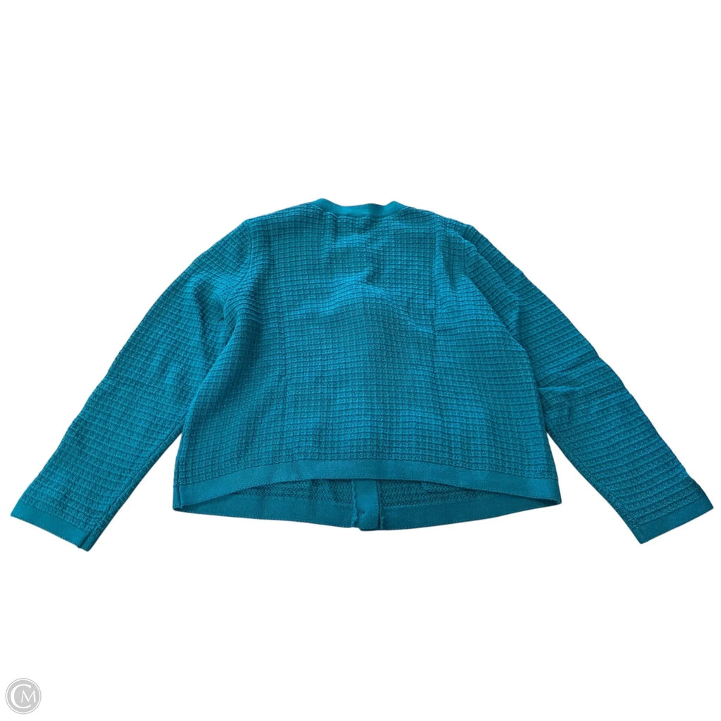 Cardigan By Talbots In Teal, Size: Xl