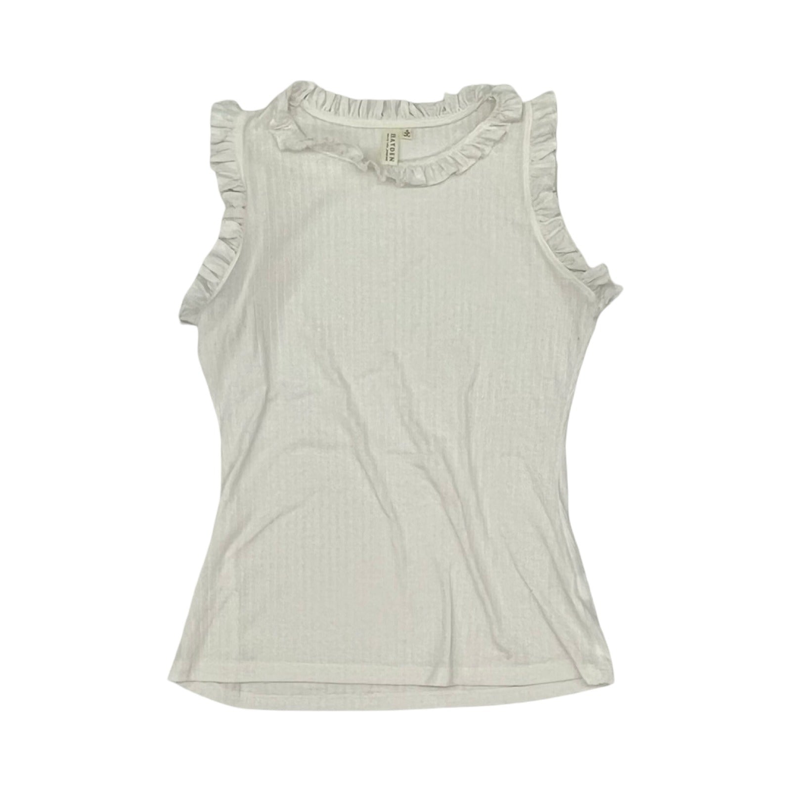 Blouse Sleeveless By Hayden La In Cream, Size:S