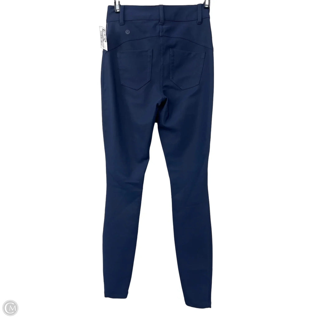 Athletic Pants By Lululemon In Navy, Size: 0