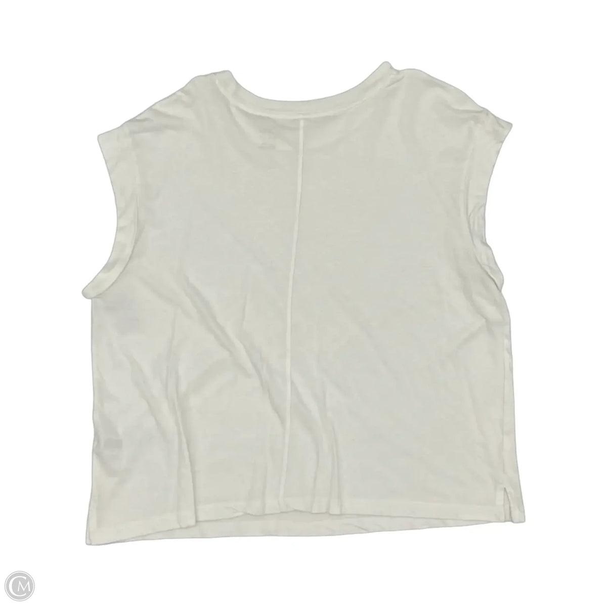 Top Short Sleeve By A New Day In Cream, Size: Xxl