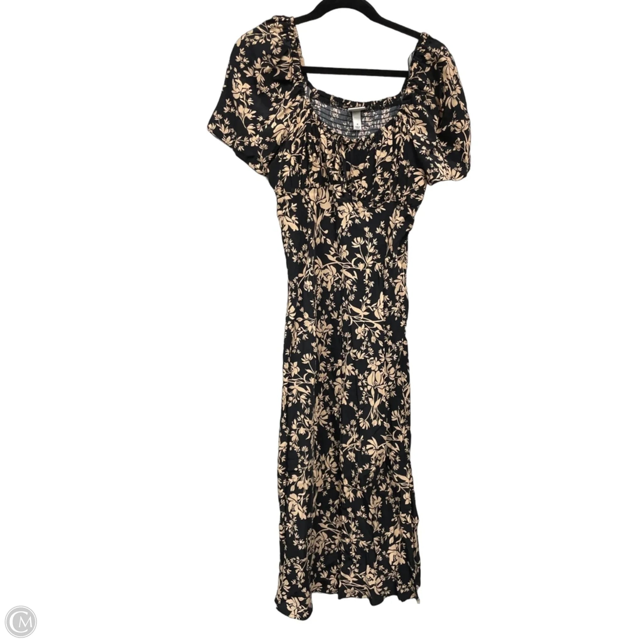 Dress Casual Midi By A New Day In Black & Tan, Size: M