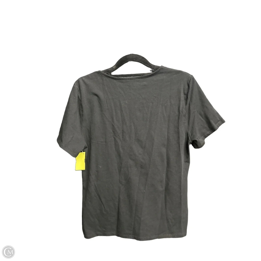 Top Short Sleeve By A New Day In Black, Size: M