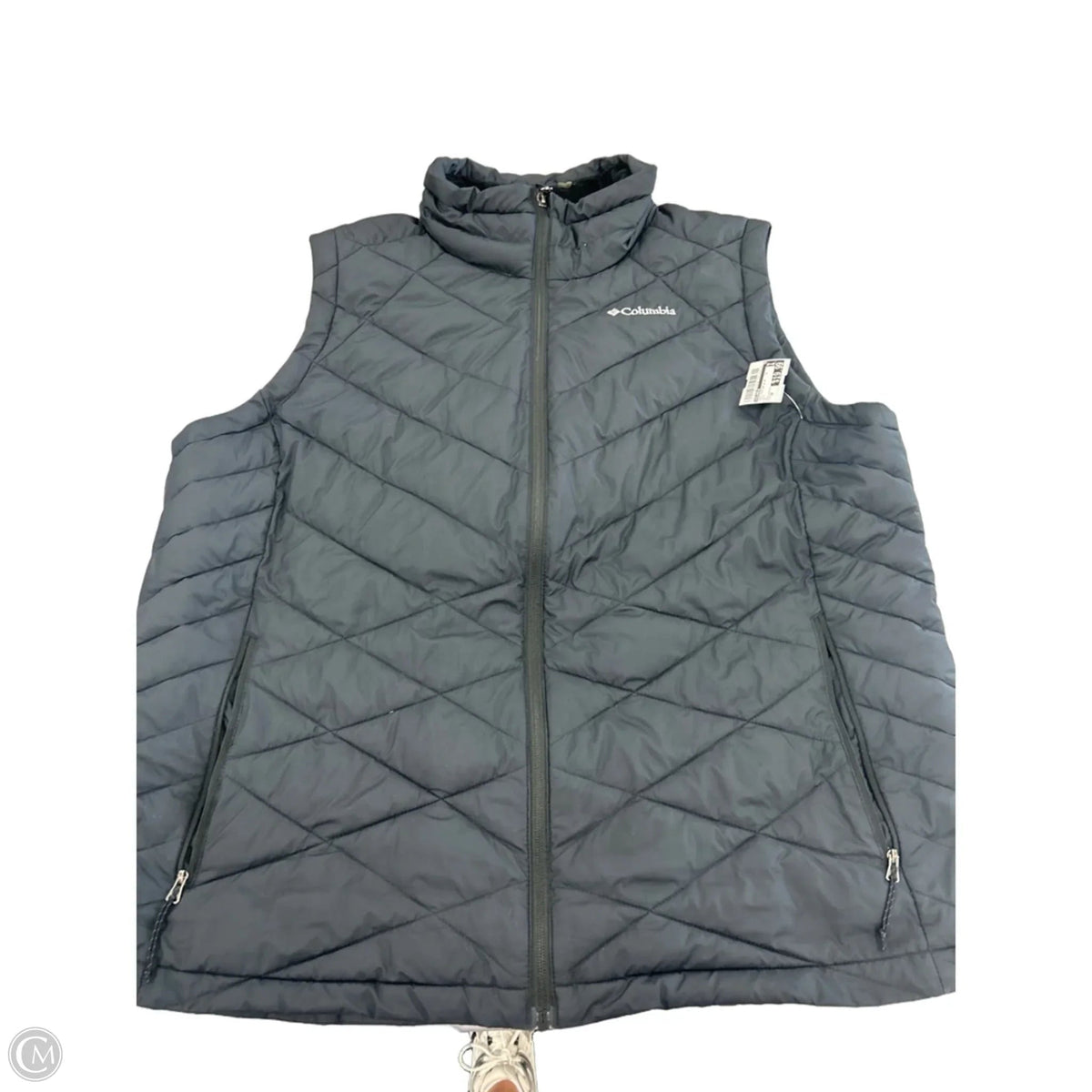 Vest Puffer & Quilted By Columbia In Black, Size: 2x