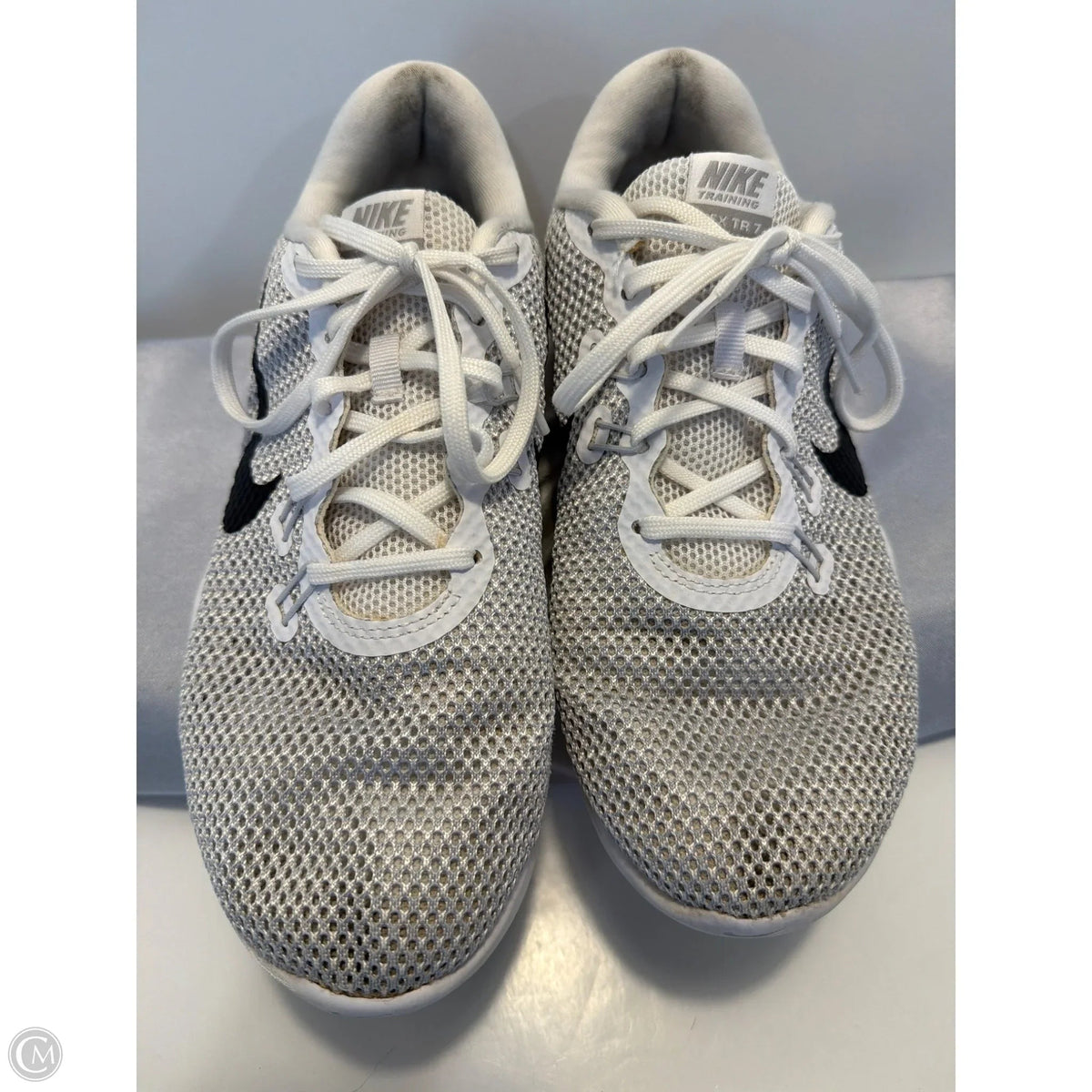 Shoes Athletic By Nike In White, Size: 9