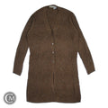 Sweater Cardigan By White Stag In Brown, Size: L