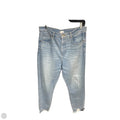 Jeans Skinny By Loft In Blue Denim, Size: 14