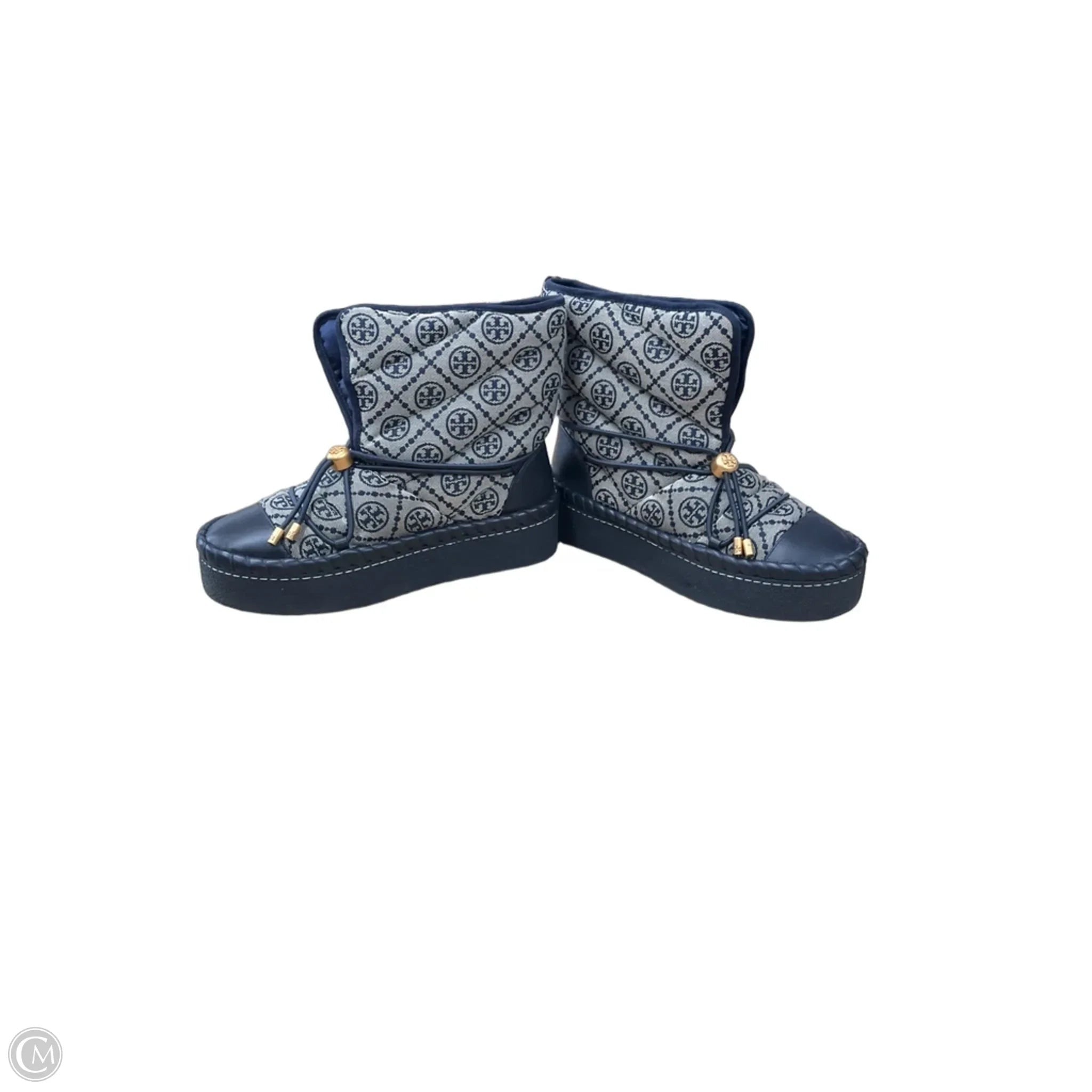 Boots Designer By Tory Burch In Black, Size: 8.5