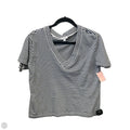Top Short Sleeve By Splendid In Striped Pattern, Size: S