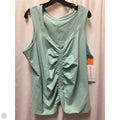 Athletic Top Short Sleeve By Athleta In Green, Size: 3x