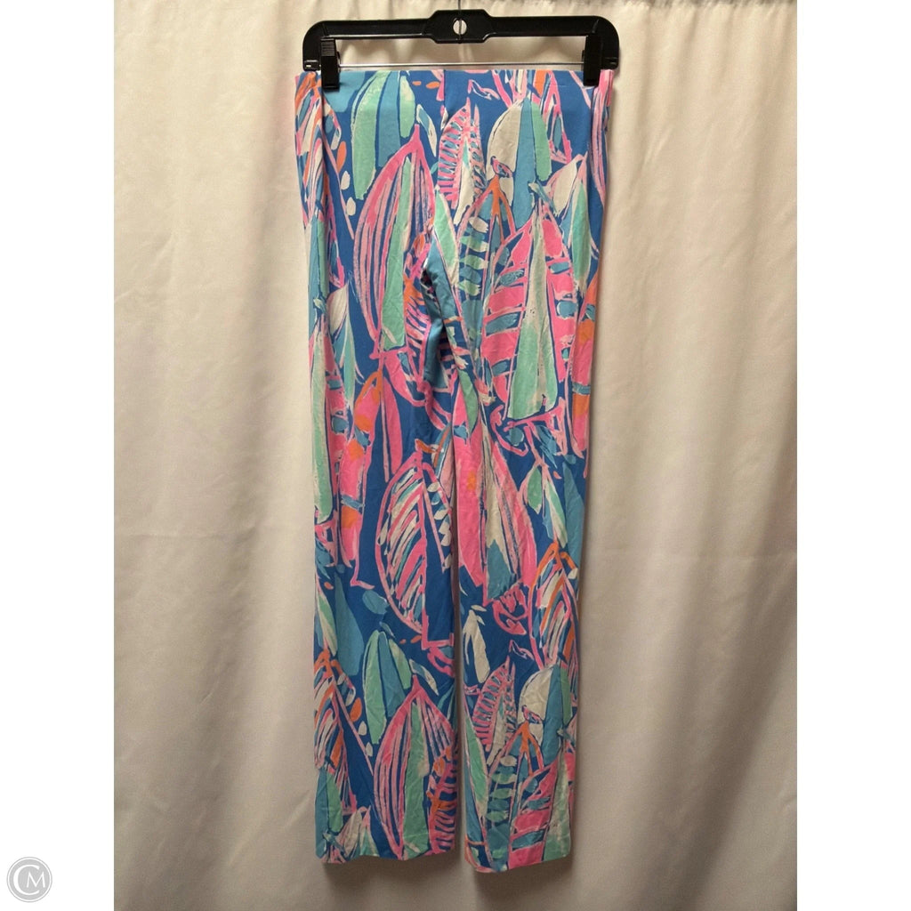 Pants Designer By Lilly Pulitzer In Blue & Pink, Size: Xs