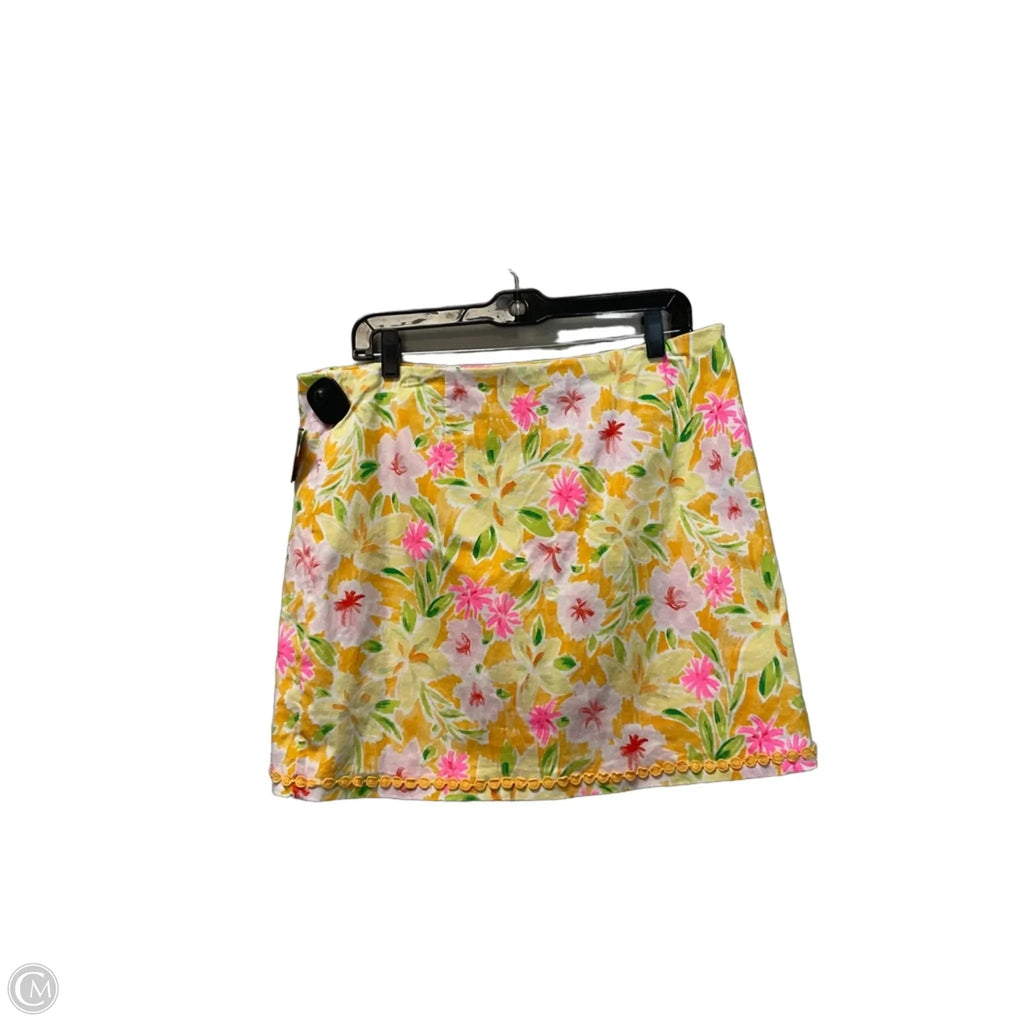 Skort By Crown And Ivy In Yellow, Size: 14