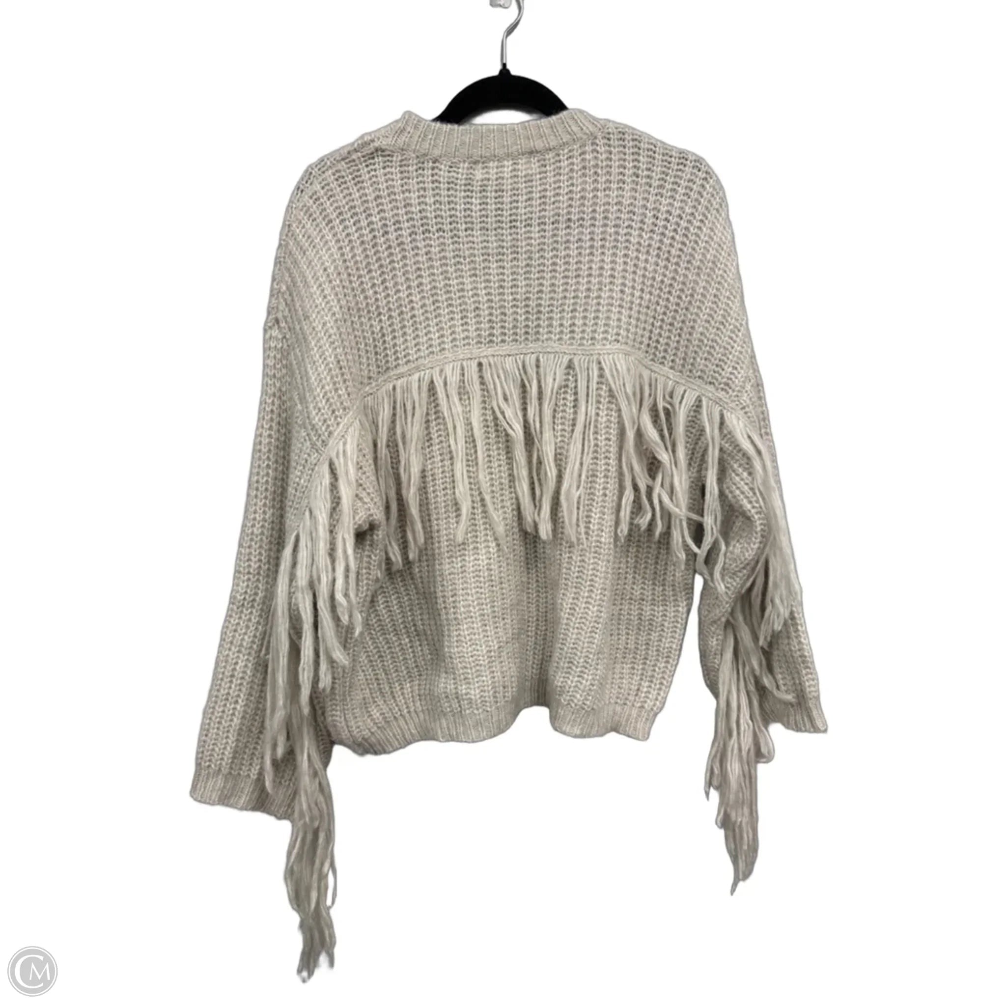 Sweater By Peach Love Cream California In Tan, Size: S
