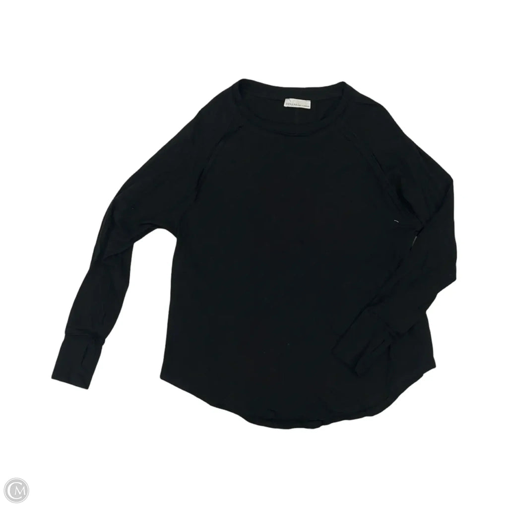 Top Long Sleeve Basic By Zenana In Black, Size: S