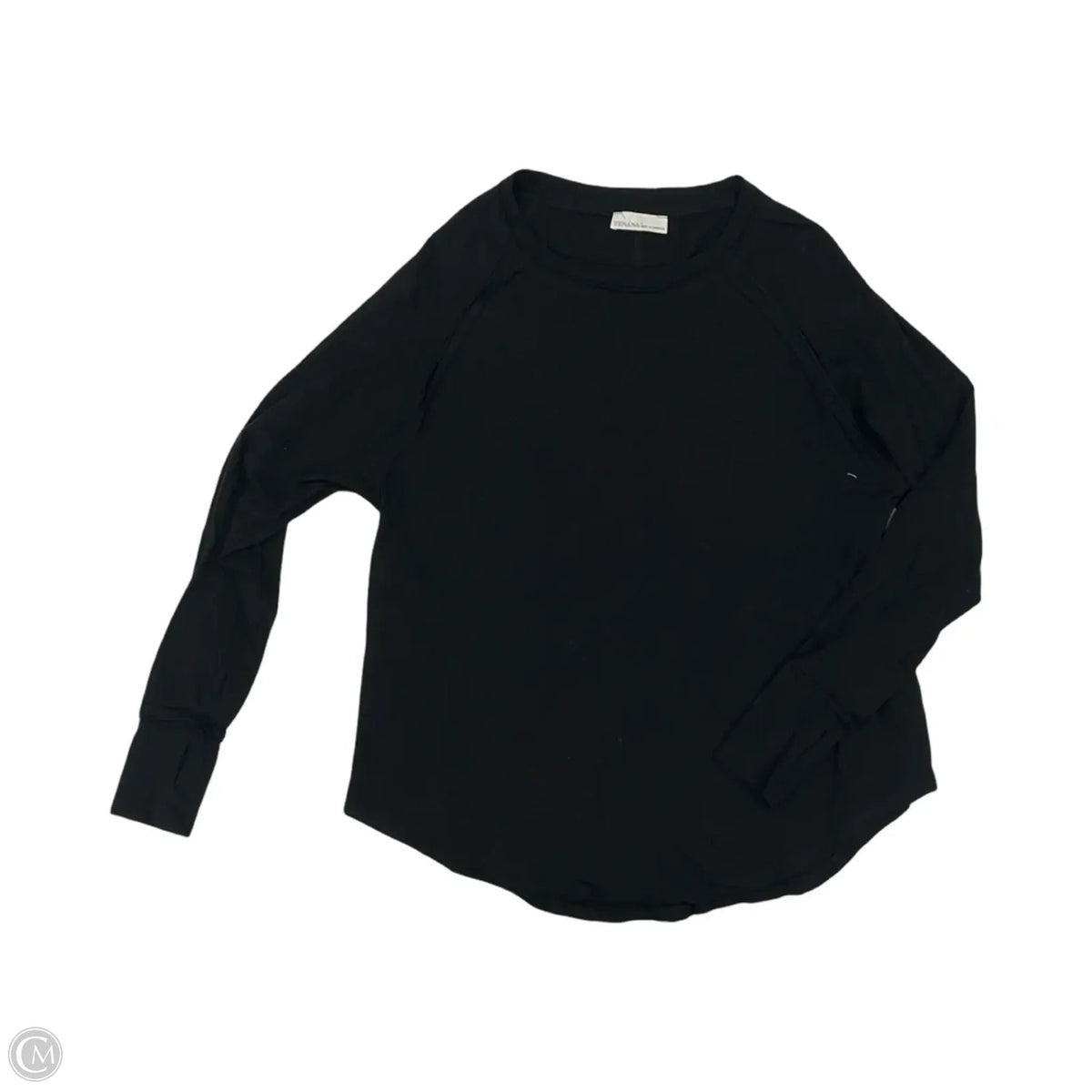 Top Long Sleeve Basic By Zenana In Black, Size: S