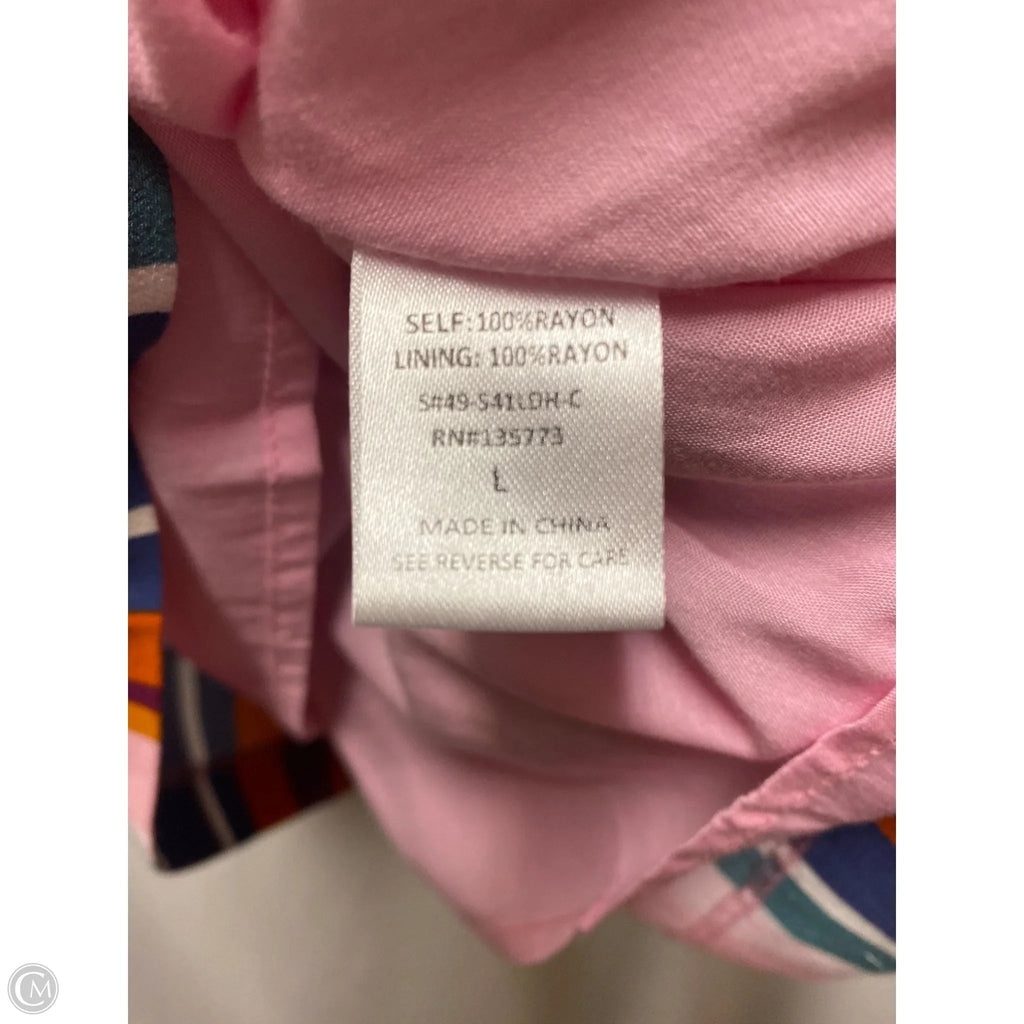 Dress Casual Midi By Karlie In Pink, Size: L