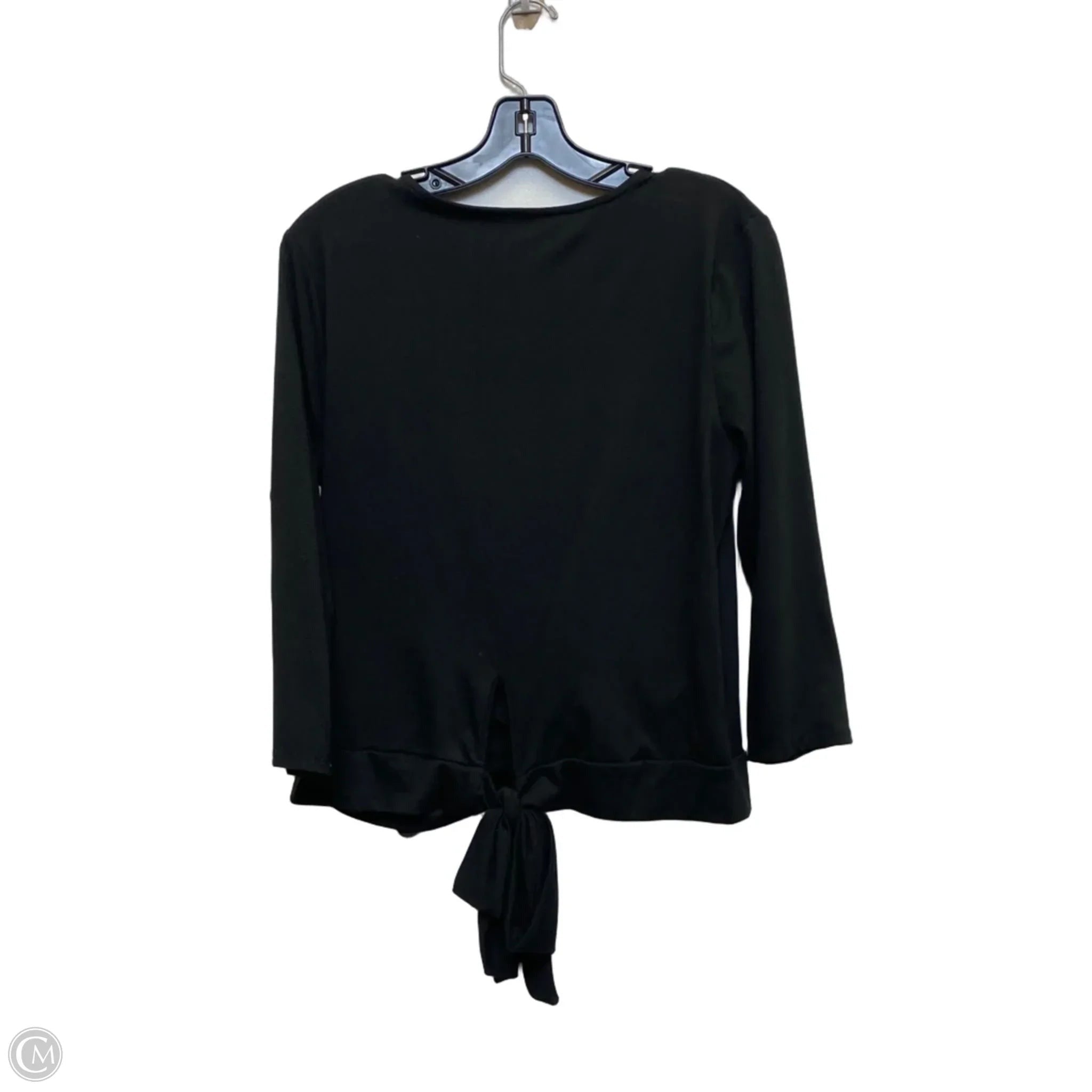 Top 3/4 Sleeve By Paperoc In Black, Size: Xl