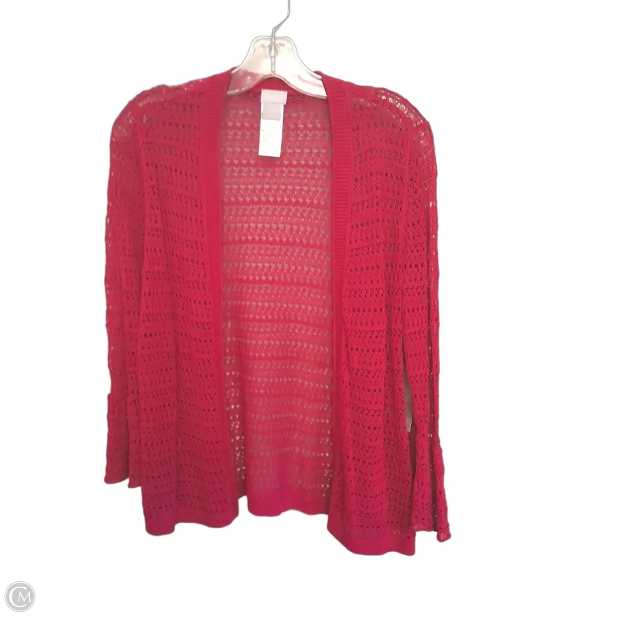 Cardigan By Chicos In Pink, Size: M