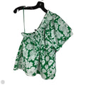 Top Short Sleeve By J. Crew In Green & White, Size: S
