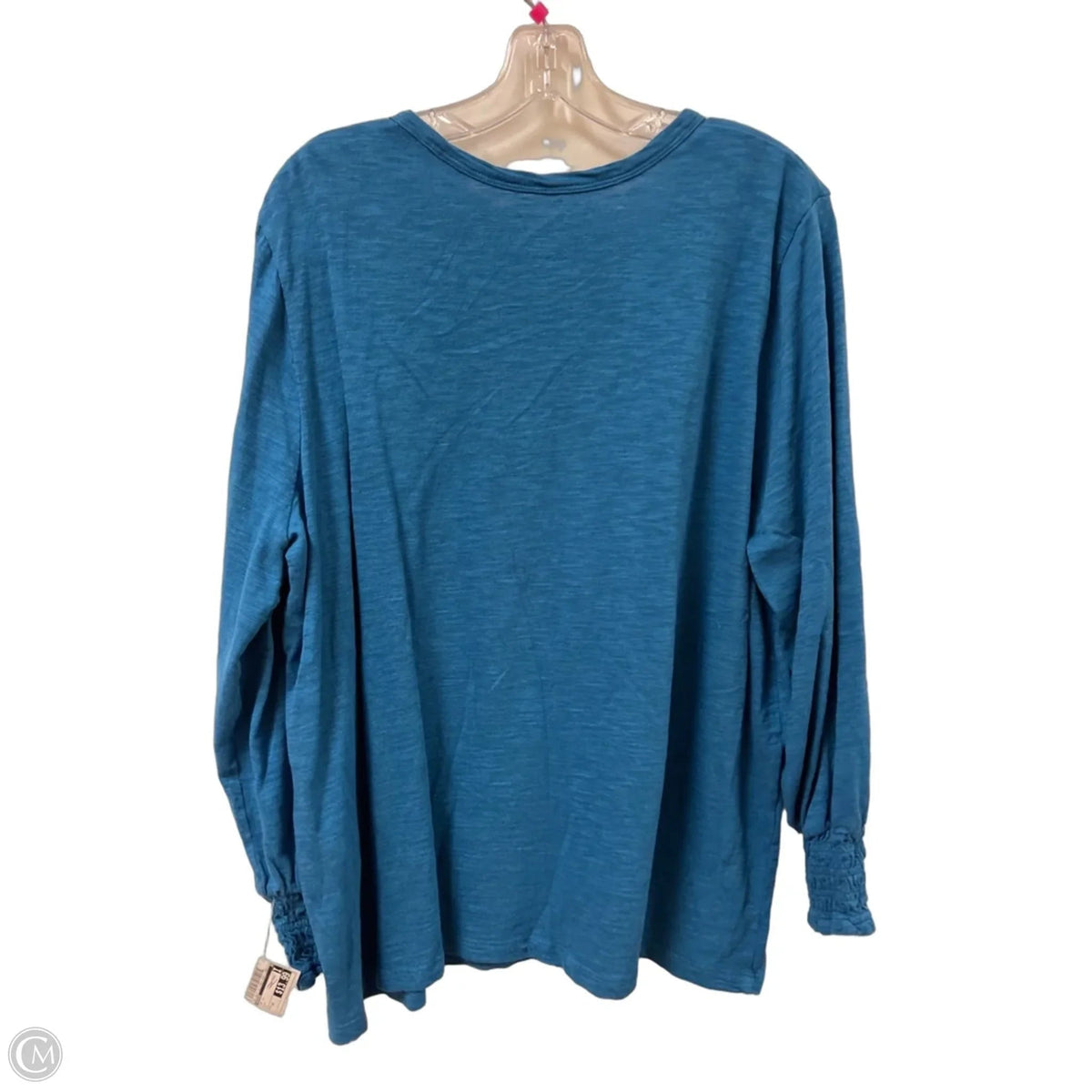 Top Long Sleeve By Chicos In Blue, Size: 1x