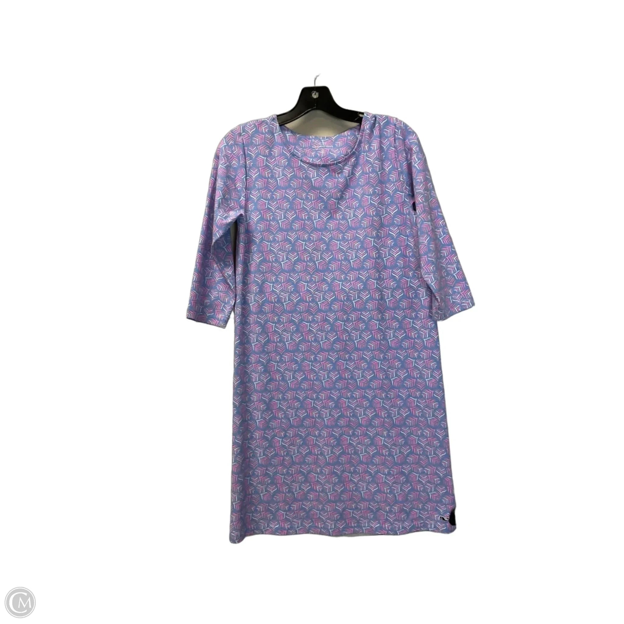 Dress Casual Midi By Vineyard Vines In Purple, Size: Xl