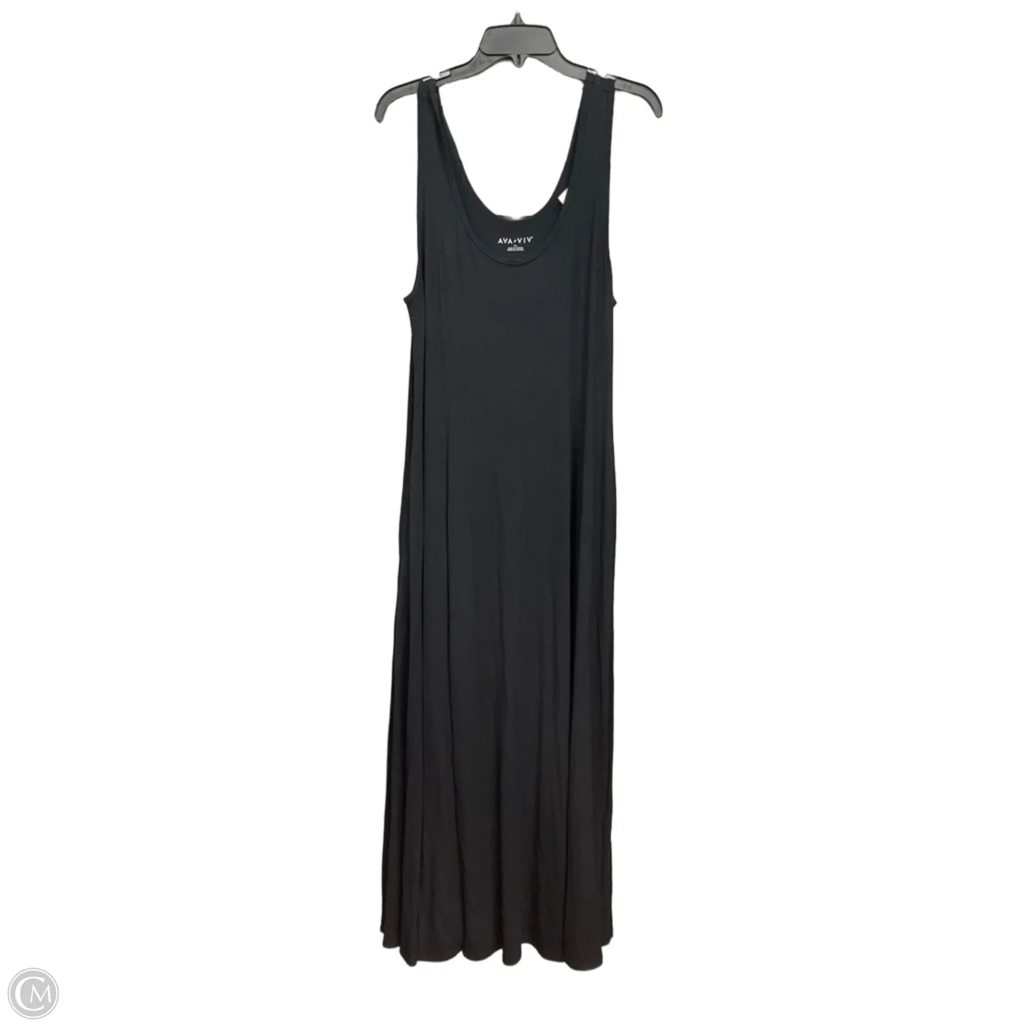 Dress Casual Maxi By Ava & Viv In Black, Size: Xxl