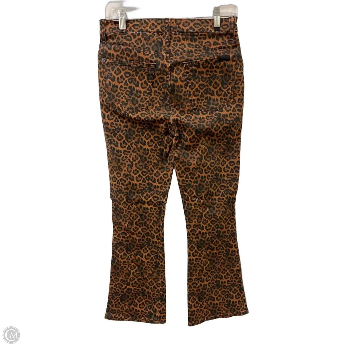 Jeans Boot Cut By 7 For All Mankind In Leopard Print, Size: 6