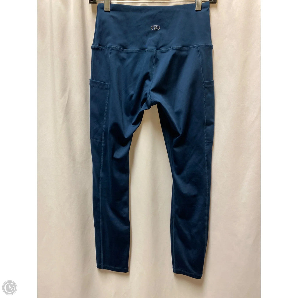 Athletic Leggings By Nyl Wear In Blue, Size: S