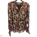 Blouse Long Sleeve By Vince Camuto In Floral Print, Size: 2x