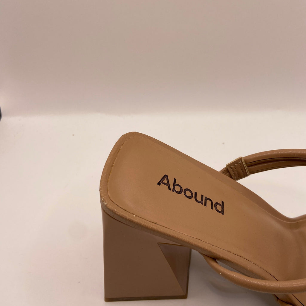 Shoes Heels Block By Abound In Tan, Size: 8