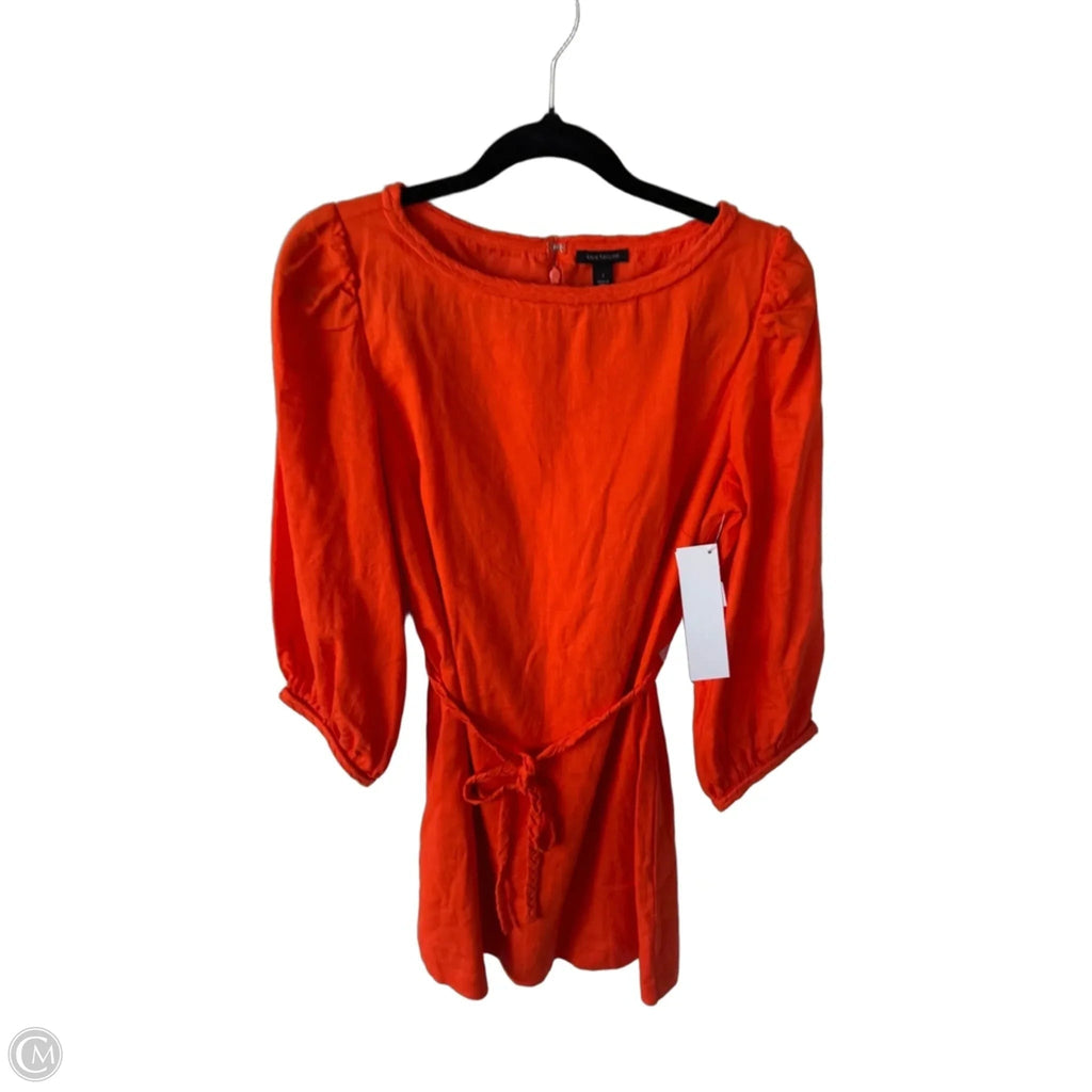 Dress Casual Short By Ann Taylor In Orange, Size: Xs