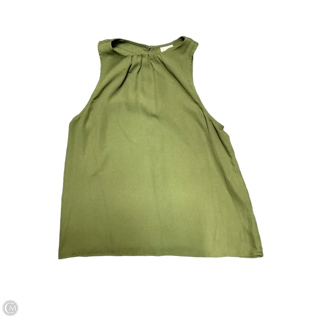 Top Sleeveless By A New Day In Green, Size: Xs