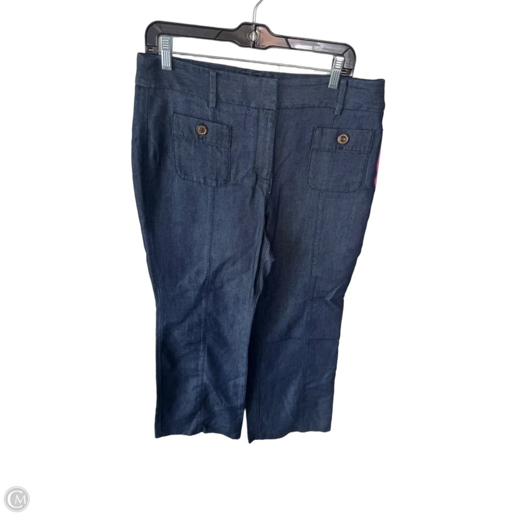 Jeans Wide Leg By Talbots In Blue Denim, Size: 10