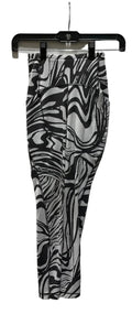 Athletic Leggings By Lululemon In Black & Grey, Size: 0