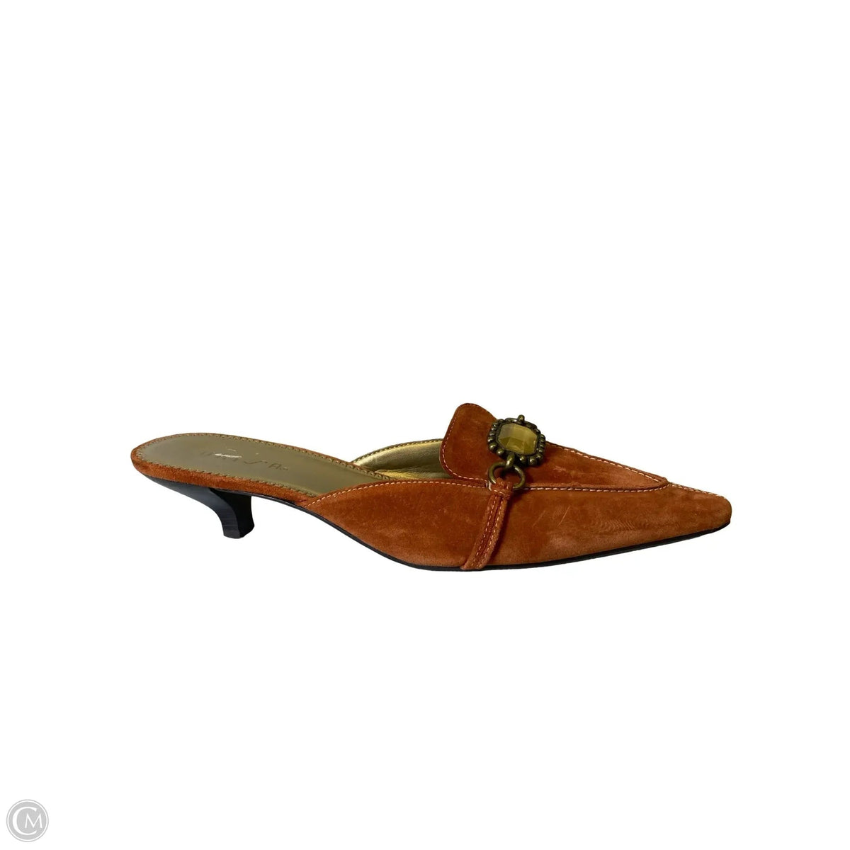 Shoes Heels Block By Unisa In Orange, Size: 10