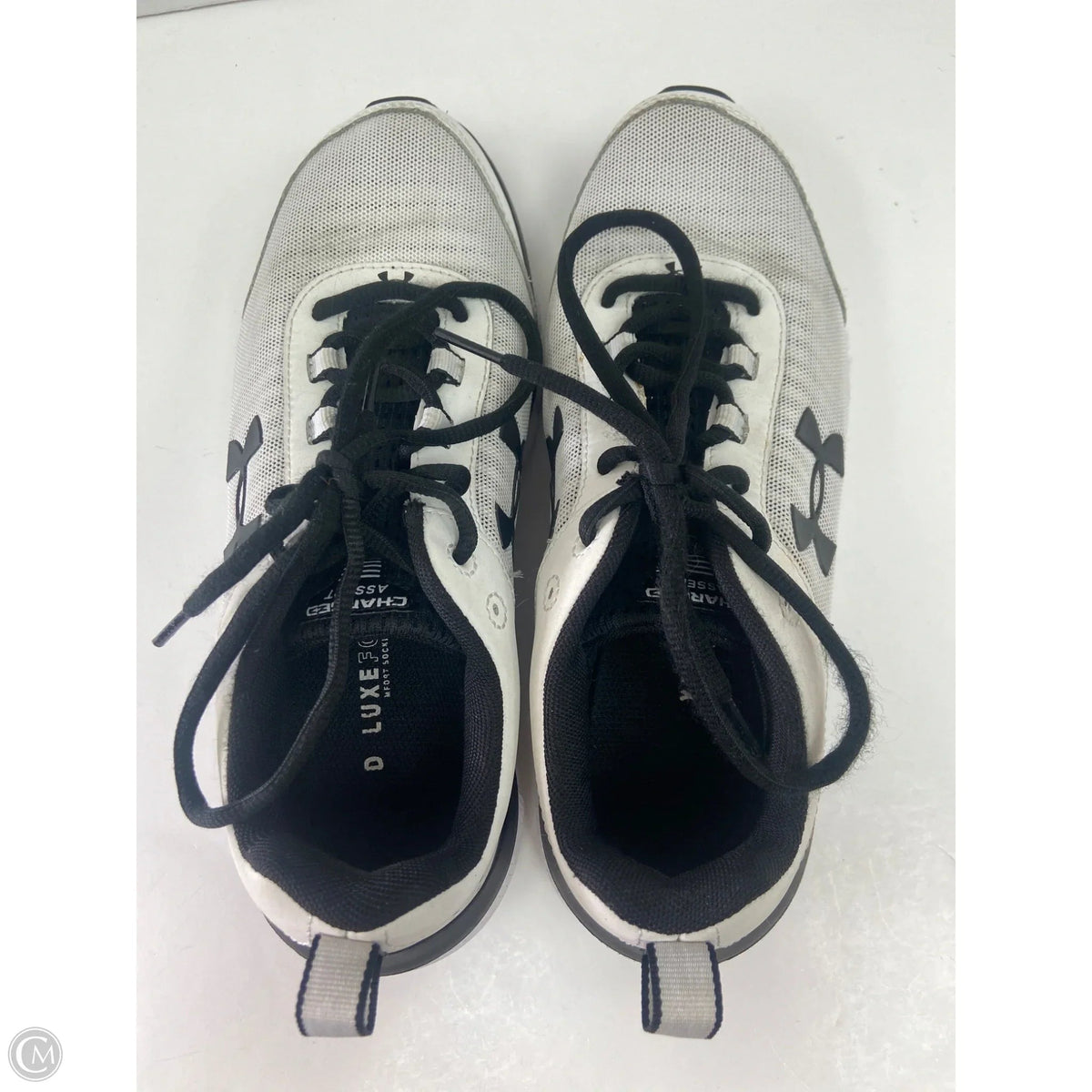 Shoes Athletic By Under Armour In Black & White, Size: 9.5