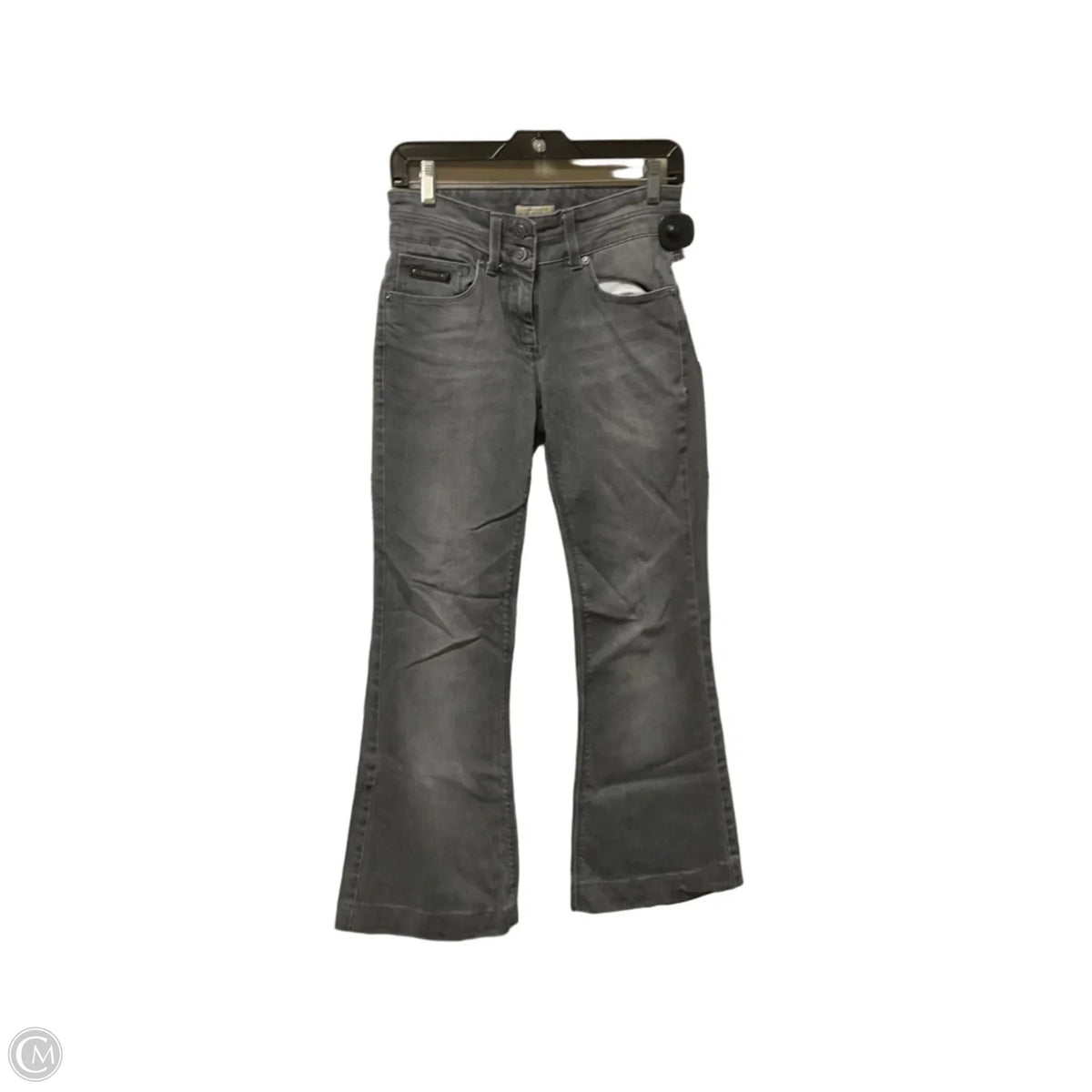 Jeans Luxury Designer By Burberry In Black Denim, Size: 4
