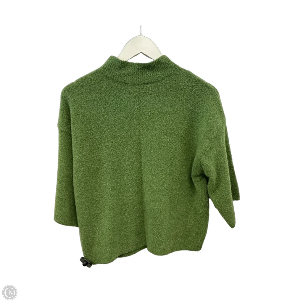 Sweater Short Sleeve By Abercrombie And Fitch In Green, Size: L