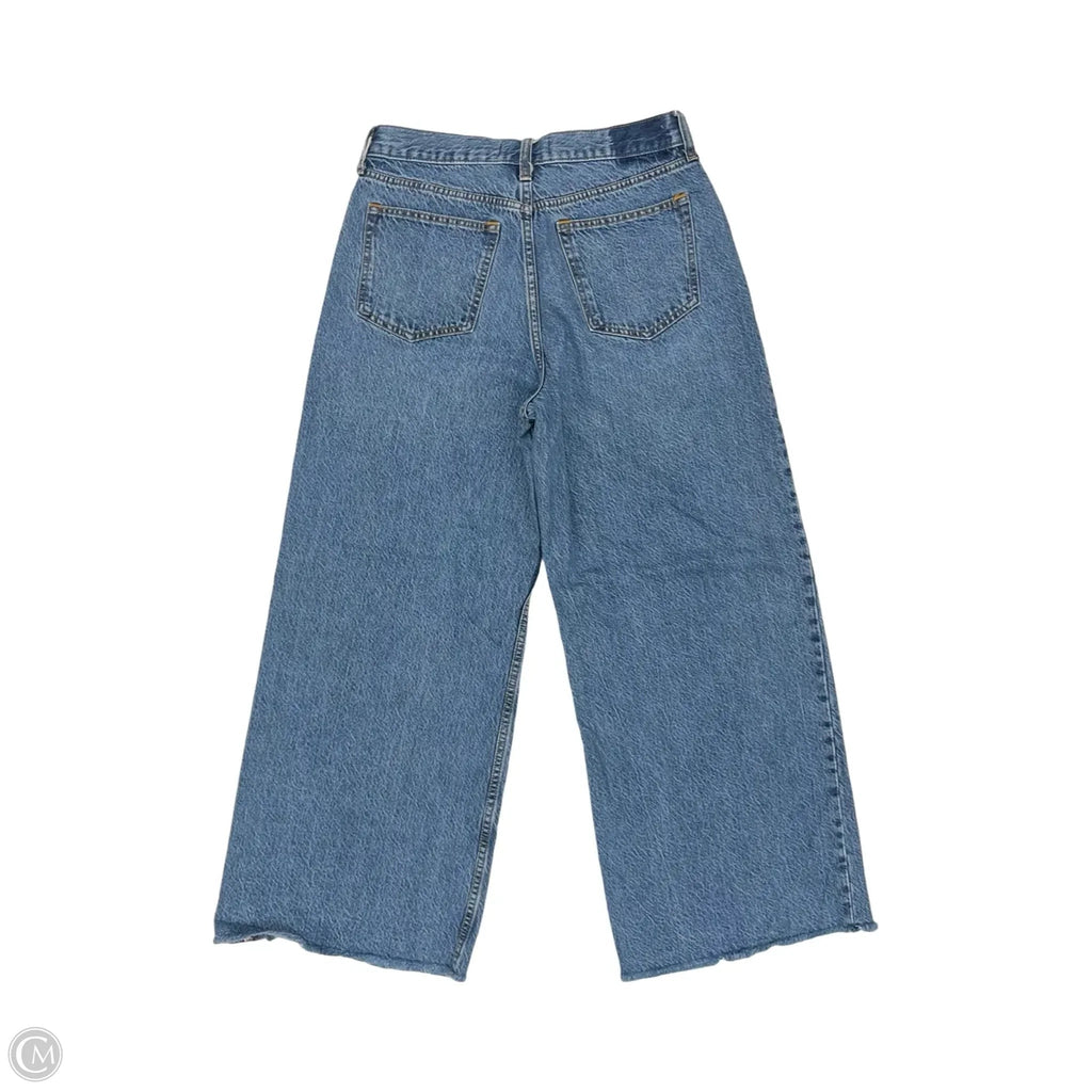 Jeans Straight By Abercrombie And Fitch In Blue Denim, Size: 8