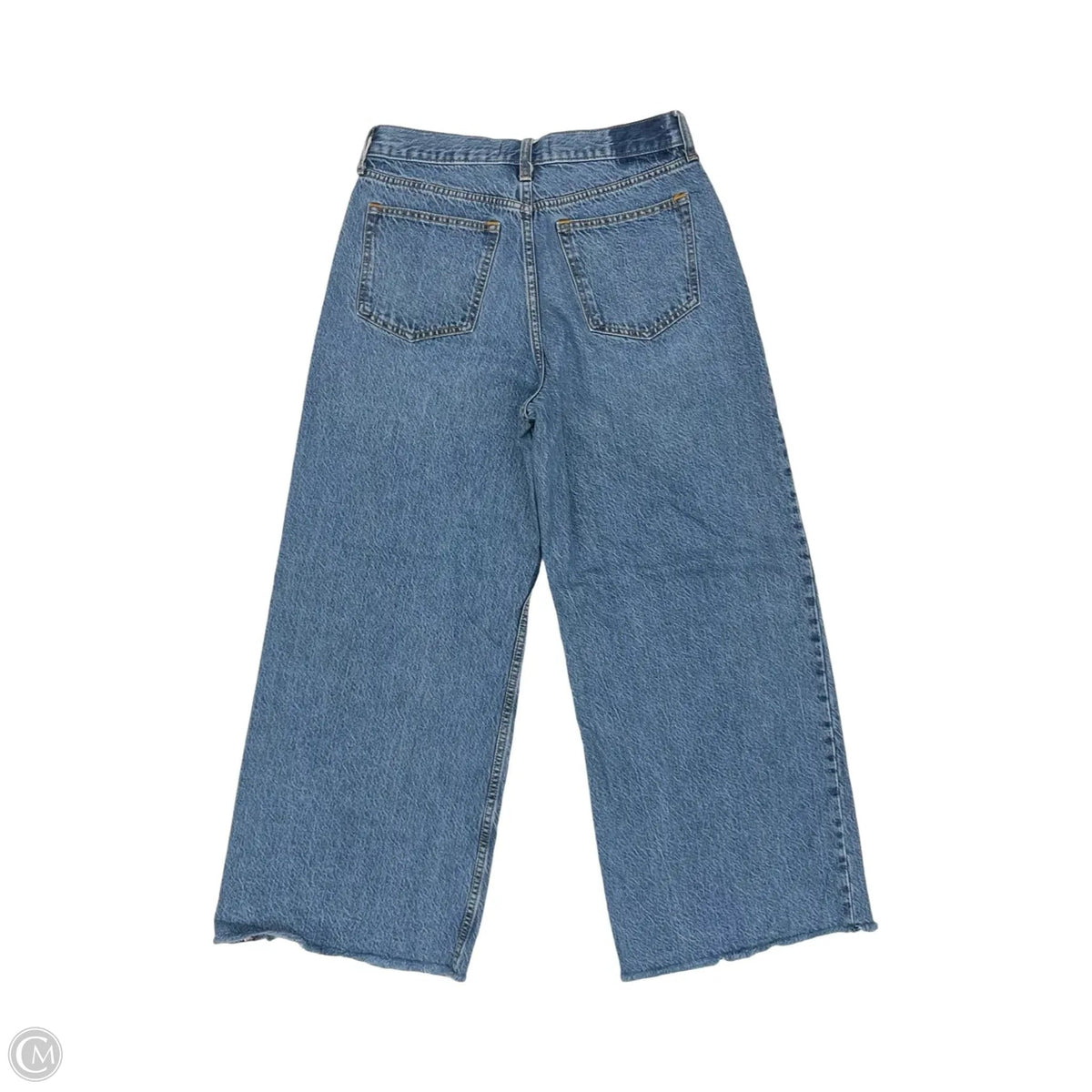 Jeans Straight By Abercrombie And Fitch In Blue Denim, Size: 8