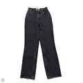 Jeans Straight By Abercrombie And Fitch In Black, Size: 0
