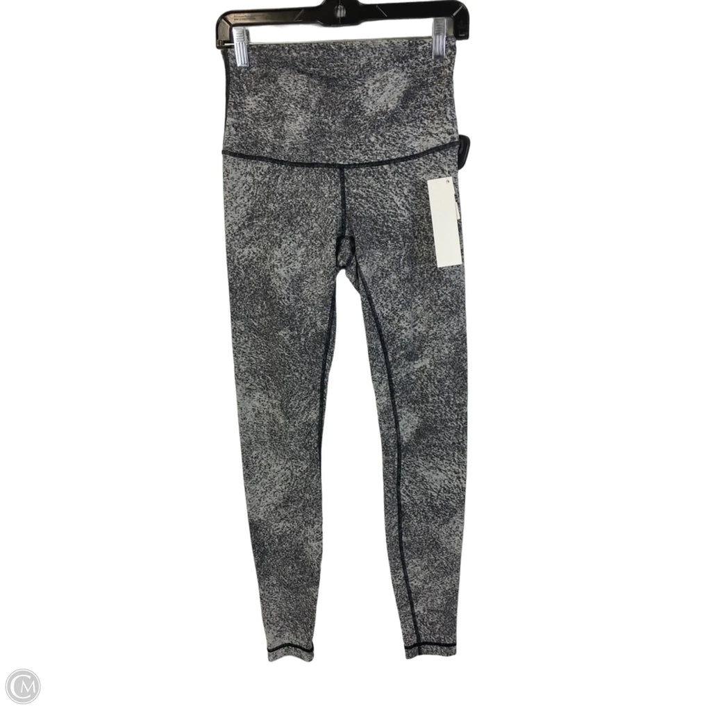 Athletic Leggings By Lululemon In Grey, Size: 8