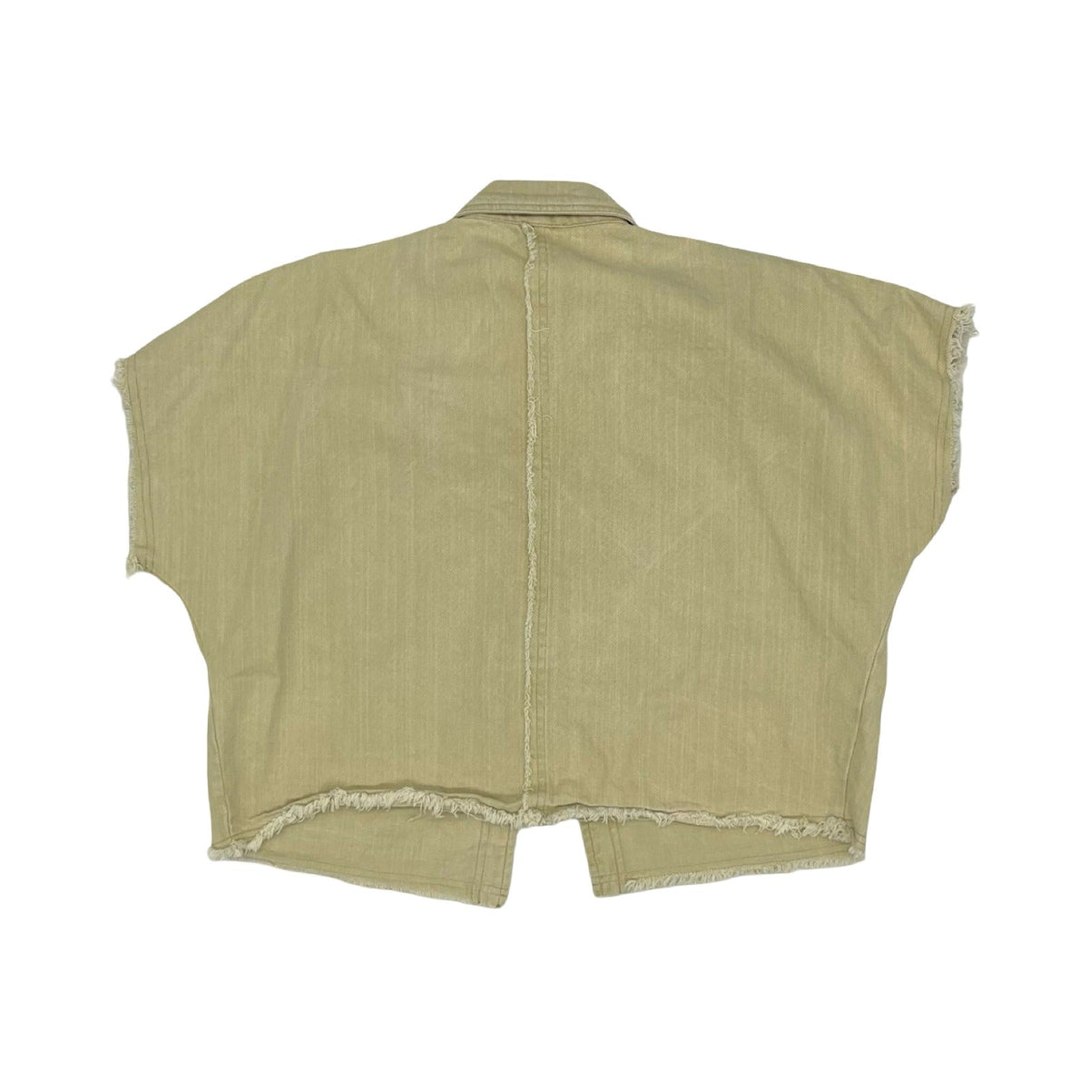 Jacket Denim By Fantastic Fawn In Tan, Size:S