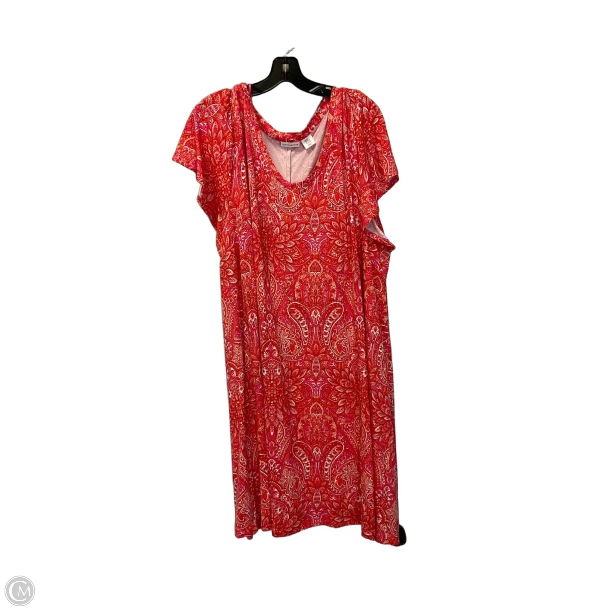 Dress Casual Midi By Lucky Brand In Orange, Size: 3x