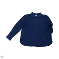 Top Long Sleeve By Falls Creek In Blue, Size: 1x